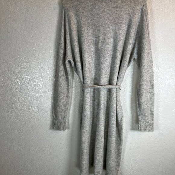 Madewell Cowl Neck Viewpoint Sweater Dress Alpaca Blend Knit Soft Gray Sz Small - Picture 6 of 10